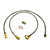 83-97 Ford Ranger 8in Front Brakelines w/o ABS - Skyjacker Suspension
