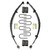 84-91 Jeep SJ Full Size 4in Kit w/o Shock - Skyjacker Suspension