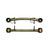 87-96 Jeep YJ 2-4in Front Quick Disconnect Sway Bar Links - Skyjacker Suspension