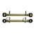 76-86 Jeep CJ 3.5-4in Front Quick Disconnect Sway Bar Links - Skyjacker Suspension