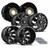 20" D574 Cleaver Dually Kit / Black & Milled - Fuel Off-Road