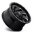 18x9 5x4.5/5x5 5BS D574 Cleaver Black Milled - Fuel Off-Road