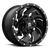 18x9 6x5.5/6x135 5BS D574 Cleaver Black Milled - Fuel Off-Road