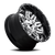 20x10 6x5.5/6x135 4.75BS D266 Lethal Chrome/Gloss Black - Fuel Off-Road
