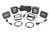 LED Light Fog Mount 2" Black Pair Jeep Wrangler JK  (10-18)