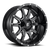 20x9 6x5.5/6x135 5BS D627 Vandal Gloss Black Milled - Fuel Off-Road