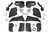 07-18 Jeep JK Front & Rear Inner Fender Set 