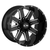20x12 6x5.5/6x135 4.77BS Type 141 Gloss Black/Milled Spokes - Ion Wheel