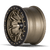 17x9 5x5 4.53BS Dt1 Matte Gold - Dirty Life Wheels
