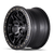17x9 5x5.5 3.5BS Dt1 Matte Black - Dirty Life Wheels