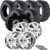 Dually Tire & Wheel Package | 35x12.50r20F Nitto Ridge Grappler / Fuel Maverick Chrome