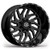 20x12 8x6.5 4.77BS 544BM Gloss Black w/Milled Acc - Tis Off Road Wheels