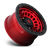 17x9 6x135 5BS D632 Zephyr Candy Red - Fuel Off-Road