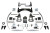 6in Basic Sys w/Performance Shocks 14-18 Gm C/K1500 P/U w/Oe Forg Stl Uca Suspension Lift Kit - Fabtech