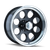17x9 8x6.5 5BS Type 171 Black/Machined Lip - Ion Wheel