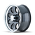 18x9 8x170 5BS Type 171 Black/Machined Lip - Ion Wheel