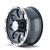 17x9 6x5.5 5BS Type 174 Black/Machined Lip - Ion Wheel