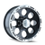 17x9 5x5.5 5BS Type 174 Black/Machined Lip - Ion Wheel