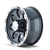 18x9 6x5.5 5BS Type 174 Black/Machined Lip - Ion Wheel