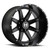 24x14 8x180 4.5BS H109 Alpha Asphalt - Hostile Wheels