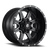 17x8.5 6x4.5/6x5.5 5.5BS D538 Maverick Black Milled - Fuel Off-Road
