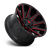 20x9 8x180 5BS D643 Contra Gloss Black w/Red Tint - Fuel Off-Road