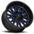 20x10 6x5.5/6x135 4.7BS D645 Stroke Gloss Milled Blue - Fuel Off-Road