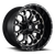 20x9 6x5.5/6x135 5.7BS D561 Crush Matte Blk Mach - Fuel Off-Road