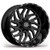 20x10 8x6.5 4.52BS 544BM Gloss Black w/Milled Acc - Tis Off Road Wheels