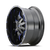 20x9 6x5.5/6x135 5.71BS 8015 Warrior Black w/Prism Blue - Mayhem Wheels