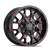 20x9 6x5.5/6x135 5.71BS 8015 Warrior Black w/Prism Red - Mayhem Wheels