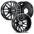 20" Mayhem 8107 Cogent Dually Kit Black/Milled- Mayhem Wheels