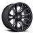 20x9 6x5.5/6x135 5.04BS D711 Rage Black/Milled - Fuel Off-Road