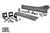LED Light Bumper Mount 2" Black Dual Row Amber DRL Ford Super Duty (05-07)