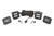LED Light Cowl Mnt 2" Black Pair Jeep Gladiator JT (20-23)/Wrangler JL (18-23) 
