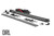 Black Series LED Light Bar Cool White DRL 30" Single Row