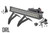 LED Light Bumper Mount 20" Black Dual Row White DRL Ram 1500 (19-23)