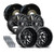 20" D581 Triton Dually Kit / Black & Milled - Fuel Off-Road