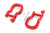 14-18 Chevy 1500 Tow Hooks Forged Red 