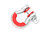 D-Ring Isolators Red-Pair - Rough Country Suspension