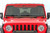 LED Light Hinge Mnt 2" Black Pair Jeep Gladiator JT/Wrangler 4xe/Wrangler JL (18-23)