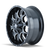 18x9 6x5.5/6x135 5.75BS 8015 Warrior Black Milled Spokes - Mayhem Wheels