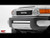 LED Light Bumper Mount 30" Chrome Dual Row White DRL Toyota FJ Cruiser (07-14)