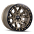 20x9 8x6.5 5BS DT-1 9303 Gold W/Simulated - Dirty Life Wheels