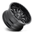 22x9.5 6x5.5/6x135 6BS D595 Sledge Gloss Black - Fuel Off-Road