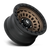 17x9 6x5.5 5.04BS D634 Zephyr Matte Bronze - Fuel Off-Road