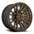 22x10 8x6.5 4.79BS D681 Rebel Matte Bronze Black - Fuel Off-Road