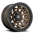 17x9 8x180 5.04BS D696 Convert Bronze w/Black Lip - Fuel Off-Road