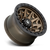 17x9 8x180 5.04BS D696 Convert Bronze w/Black Lip - Fuel Off-Road