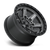 17x9 6x5.5 4.53BS D698 Kicker Matte Gunmetal Black BR - Fuel Off-Road